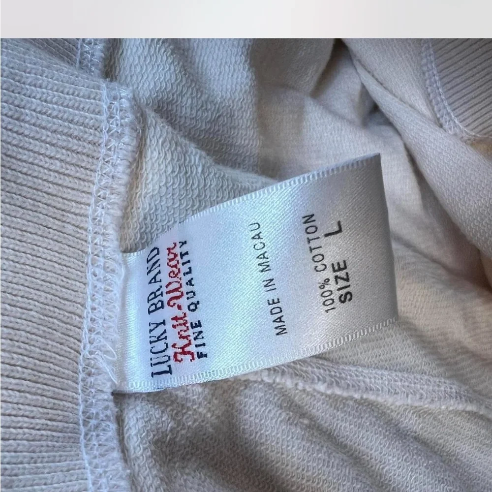 Lucky Brand Cream Cotton Top - Picture 7 of 7